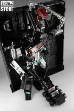 4th Party MP-10B Optimus Prime Black Version Figure & Trailer  -Toy Store 029eda1033