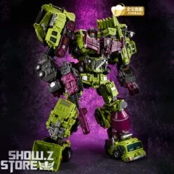 Jinbao DF03 Builder.D Devastator Green Version Set Of 6 Oversized Version -Toy Store 0591167074