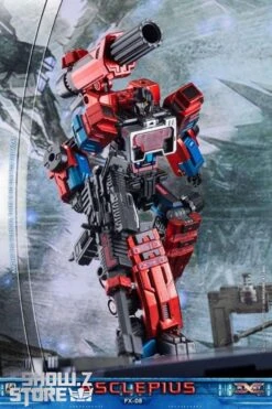 Planet X PX-08 Asclepius Perceptor Metallic Red Version -Toy Store 07d7c87bb0