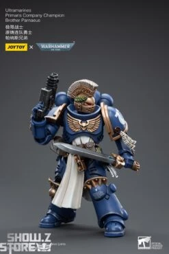 JoyToy Source 1/18 Warhammer 40K Ultramarines Primaris Company Champion Brother Parnaeus -Toy Store 08923b572d