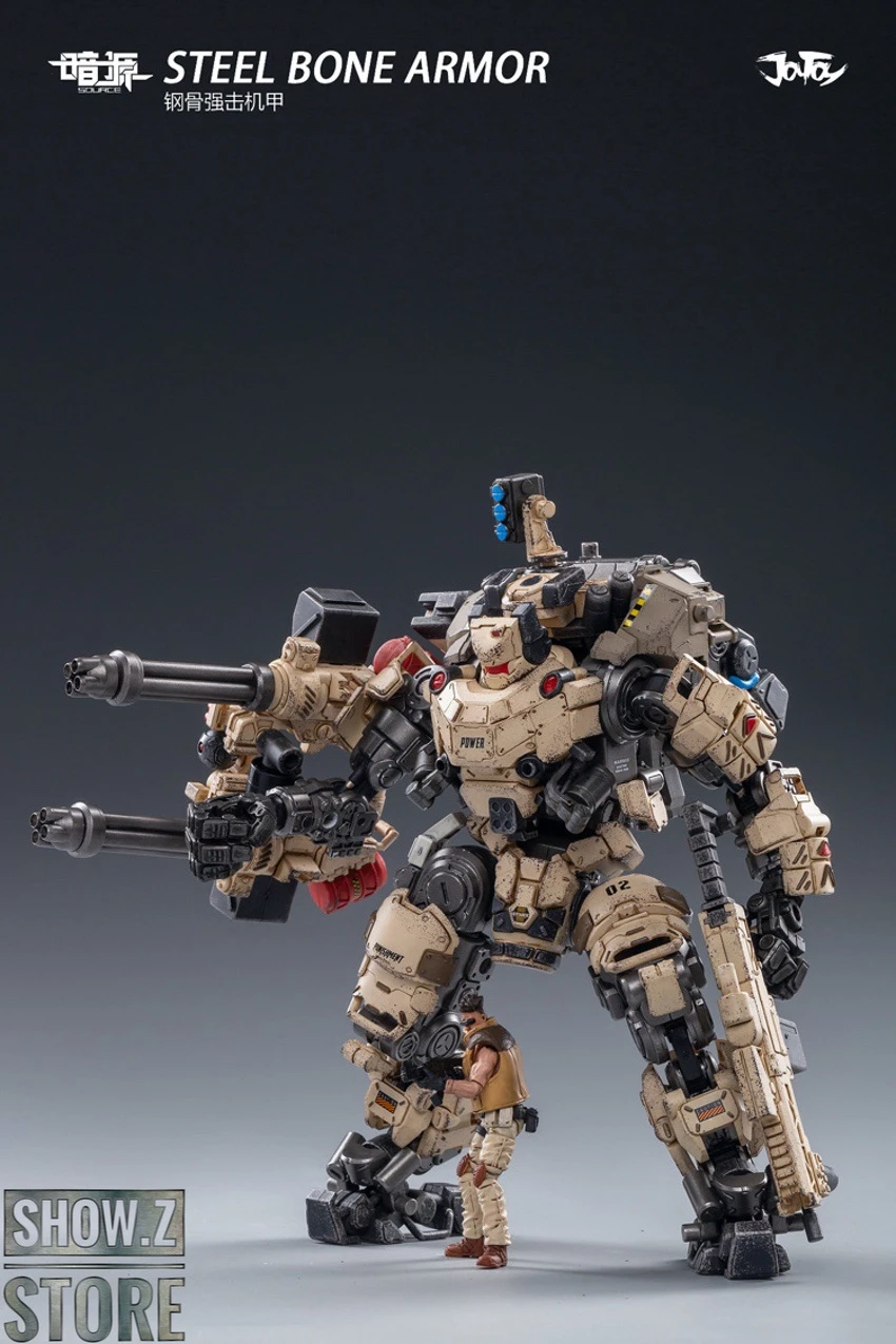 JoyToy Dark Source 1/25 Steel Bone Armour Desert Brown Color W/ Pilot 10 JoyToy Dark Source 1/25 Steel Bone Armour Desert Brown Color W/ Pilot - Image 8
