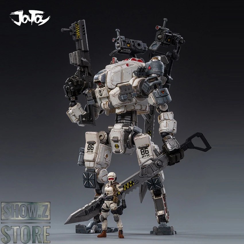 JoyToy Source 1/24 God Of War 86 Mecha W/ Pilot White Version 6 JoyToy Source 1/24 God Of War 86 Mecha W/ Pilot White Version - Image 4