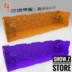 Wild Kids Display Bases 10 Pieces & 2 Robotic Arms & 18 Connector (Orange, Purple) -Toy Store 11962ba498
