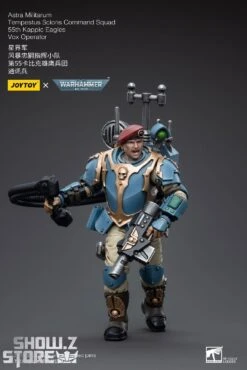 JoyToy Source 1/18 Warhammer 40K Astra Militarum Tempestus Scions Command Squad 55th Kappic Eagles Vox Operator -Toy Store 163da7c52d