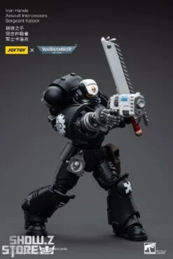 JoyToy Source 1/18 Warhammer 40K Iron Hands Intercessors Sergeant Kalock 13 JoyToy Source 1/18 Warhammer 40K Iron Hands Intercessors Sergeant Kalock -Toy Store 170841b7ec