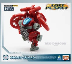 MechFansToys Lost Planet Coast Guard CG01 White Shark & CG02 Red Dragon -Toy Store 17295b6757