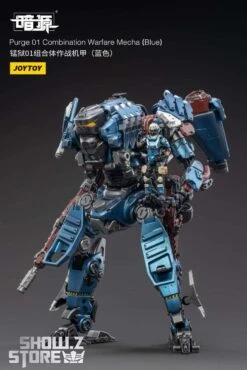 JoyToy Source 1/25 Purge 01 Combination Warfare Mecha Blue Version W/ Pilot -Toy Store 182152d12f
