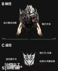 Killerbody 1/1 KB20069-48 Official Licensed Megatron Wearable Helmet W/ Voice Control -Toy Store 1c66703bcb