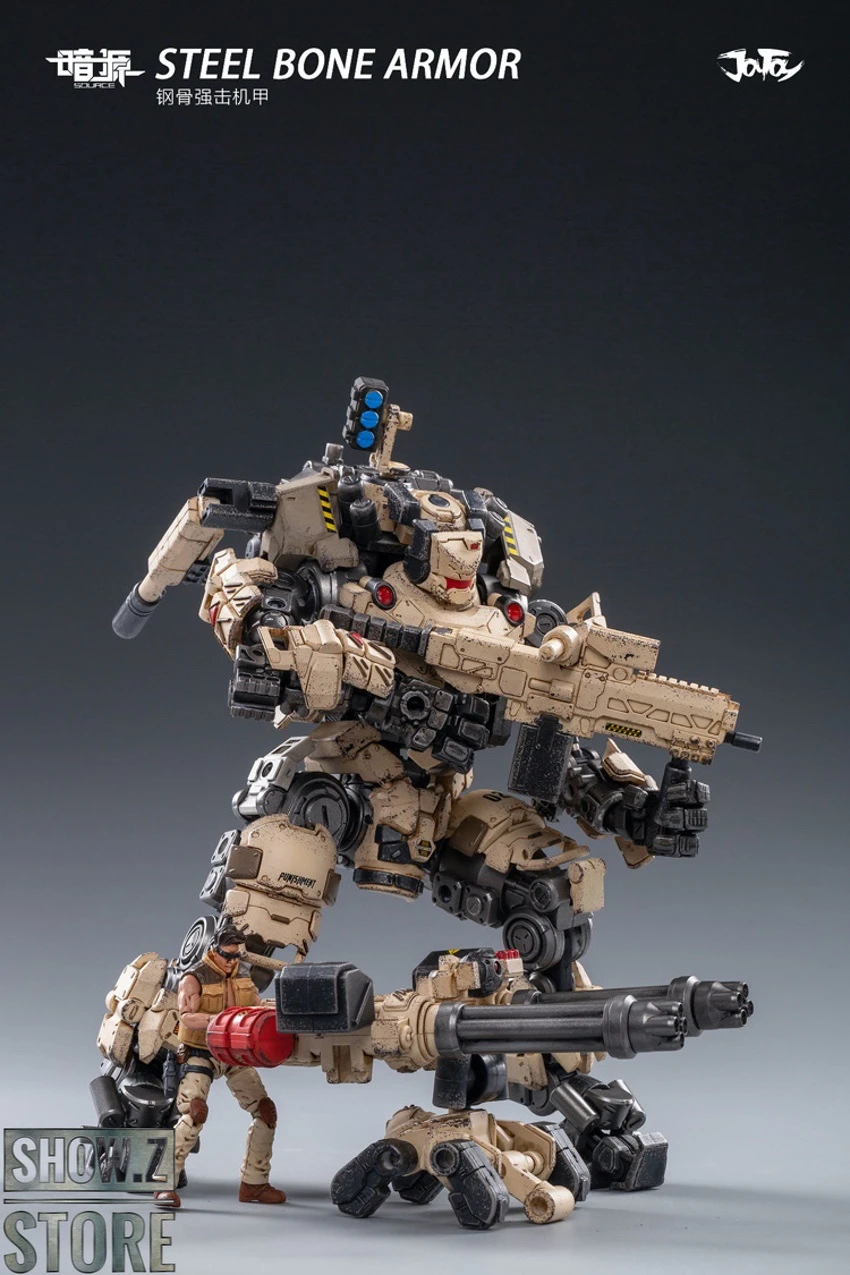 JoyToy Dark Source 1/25 Steel Bone Armour Desert Brown Color W/ Pilot 9 JoyToy Dark Source 1/25 Steel Bone Armour Desert Brown Color W/ Pilot - Image 7
