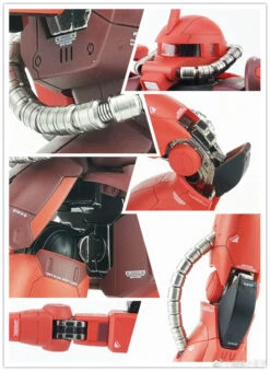 Metal Soldier MS 1/100 MS-06S MS06S Char's Zaku II Side 3 Side3 Red Comet Gundam Mobile Suit -Toy Store 1e7b1a1845