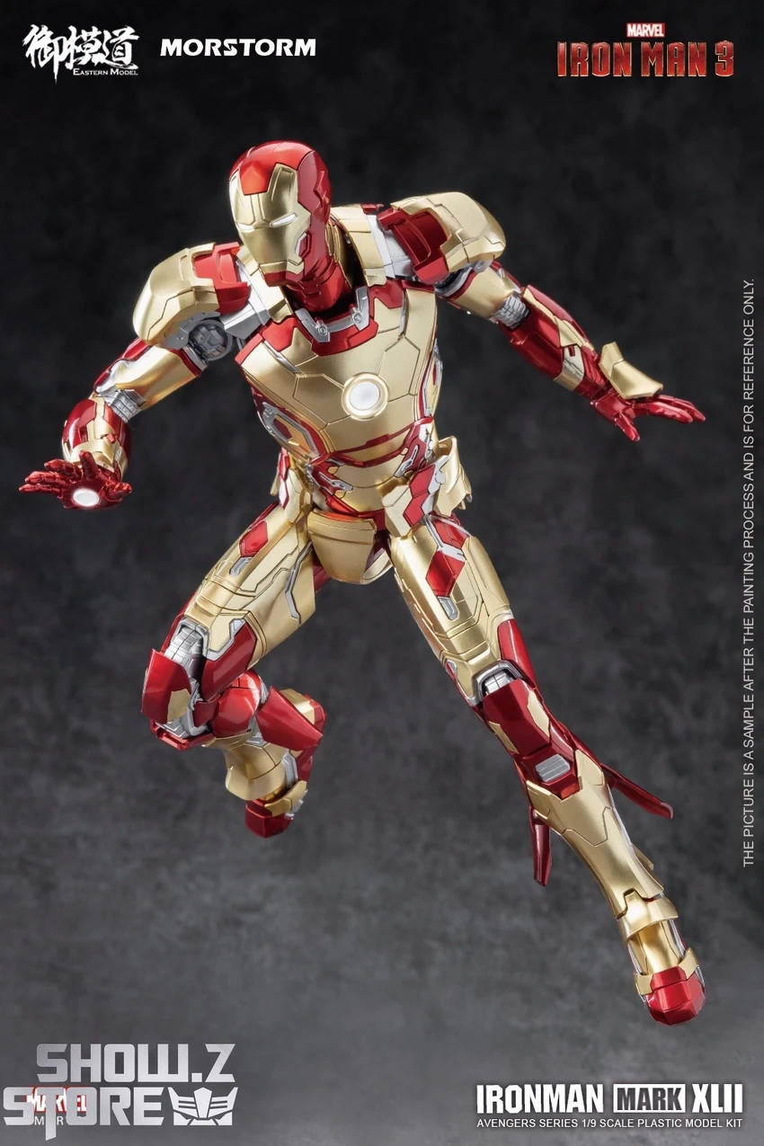 Eastern Model 1/9 Iron Man Mark 42 Pre-painted Model Kit 11 Eastern Model 1/9 Iron Man Mark 42 Pre-painted Model Kit - Image 9