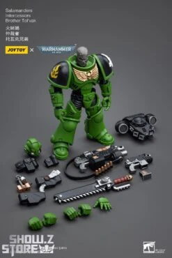 JoyToy Source 1/18 Warhammer 40K Salamanders Intercessors Brother Tol'vak -Toy Store 24de2600ce