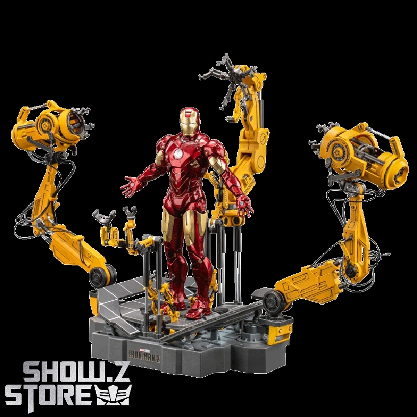 ZT Toys 1/10 Iron Man Mark 4 W/ Suit-Up Gantry Action Figure Set 3 ZT Toys 1/10 Iron Man Mark 4 W/ Suit-Up Gantry Action Figure Set