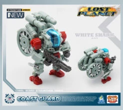 MechFansToys Lost Planet Coast Guard CG01 White Shark & CG02 Red Dragon -Toy Store 26c12d72ff