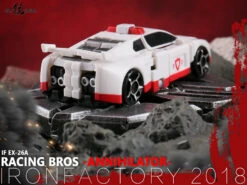 IronFactory EX-26A Racing Bros Annihilator Red Alert -Toy Store 27b7dd9cce