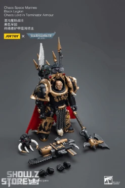 JoyToy Source 1/18 Warhammer 40K Chaos Space Marines Black Legion Chaos Lord In Terminator Armour -Toy Store 290eff283f