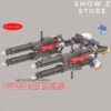 Zhile ZL MG 1/100 4X Sazabi MSN-04 Gatling Gun Add On Kit W/ LED -Toy Store 30eb288624