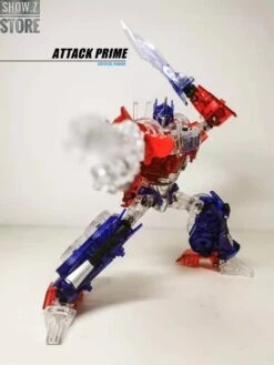 APC Toys APC-001 Attack Prime TFP Optimus Prime Clear Version W/ Clear Wheels -Toy Store 3238f95f32