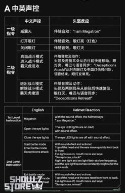 Killerbody 1/1 KB20069-48 Official Licensed Megatron Wearable Helmet W/ Voice Control -Toy Store 3448f470dc