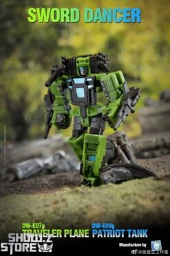 Dr.Wu Sword Dancer Slamdance DW-E07G Traveler Plane Raindance & DW-E08G Patriot Tank Grandslam Set Of 2 Green Version 14 Dr.Wu Sword Dancer Slamdance DW-E07G Traveler Plane Raindance & DW-E08G Patriot Tank Grandslam Set Of 2 Green Version -Toy Store 39cd28e675