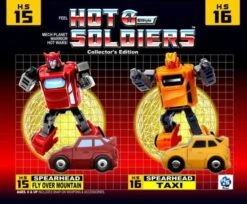 Mech Planet Hot Soldiers HS-15 Cliffjumper & HS-16 Hubcup Set Of 2 -Toy Store 3a5b08fad8