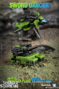 Dr.Wu Sword Dancer Slamdance DW-E07G Traveler Plane Raindance & DW-E08G Patriot Tank Grandslam Set Of 2 Green Version 17 Dr.Wu Sword Dancer Slamdance DW-E07G Traveler Plane Raindance & DW-E08G Patriot Tank Grandslam Set Of 2 Green Version -Toy Store 3be4bbe96f