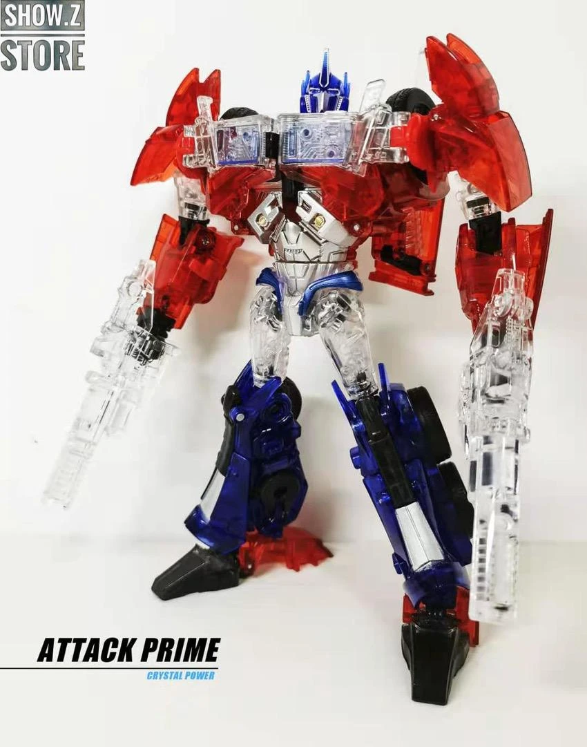 APC Toys APC-001 Attack Prime TFP Optimus Prime Clear Version W/ Black Wheels 16 APC Toys APC-001 Attack Prime TFP Optimus Prime Clear Version W/ Black Wheels - Image 14