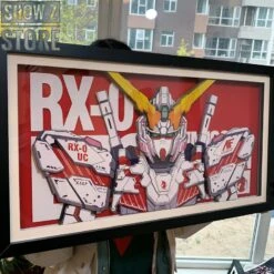 ChenFu Studio RX-0 Unicorn Gundam 3D Wall Art Decoration Picture -Toy Store 3d408418fd