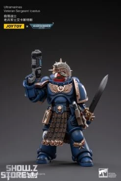 JoyToy Source 1/18 Warhammer 40K Space Ultramarines Veteran Sergeant Icastus -Toy Store 3e8e327765