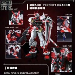 Daban DB 1/60 PG MBF-P02 MBFP02 Gundam Astray Red Frame -Toy Store 3f310ca9bb