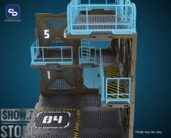 FreshRetro 1/18 1/24 SIB04 Scene In Box Fortifications-B Model Kit -Toy Store 3fbf6ca35c