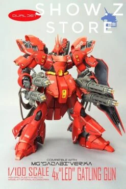 Zhile ZL MG 1/100 4X Sazabi MSN-04 Gatling Gun Add On Kit W/ LED 19 Zhile ZL MG 1/100 4X Sazabi MSN-04 Gatling Gun Add On Kit W/ LED -Toy Store 40dec9dada