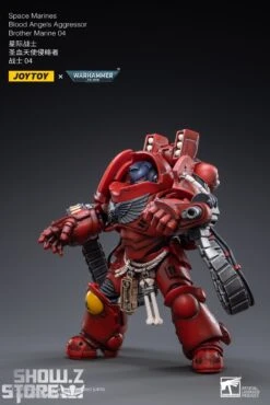 JoyToy Source 1/18 Warhammer 40K Blood Angels Intercessors Brother Marine 04 -Toy Store 414b669498