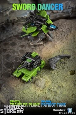 Dr.Wu Sword Dancer Slamdance DW-E07G Traveler Plane Raindance & DW-E08G Patriot Tank Grandslam Set Of 2 Green Version 19 Dr.Wu Sword Dancer Slamdance DW-E07G Traveler Plane Raindance & DW-E08G Patriot Tank Grandslam Set Of 2 Green Version -Toy Store 44f33cad11