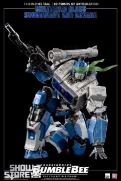 ThreeZero & Hasbro 3Z0160-EX 3Z04121W0 DLX Shattered Glass Soundwave & Ravage W/ LED -Toy Store 47937b1727