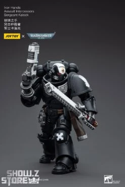 JoyToy Source 1/18 Warhammer 40K Iron Hands Intercessors Sergeant Kalock 16 JoyToy Source 1/18 Warhammer 40K Iron Hands Intercessors Sergeant Kalock -Toy Store 48d20b64ef