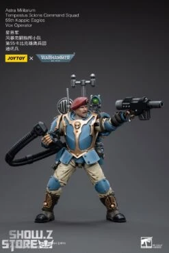 JoyToy Source 1/18 Warhammer 40K Astra Militarum Tempestus Scions Command Squad 55th Kappic Eagles Vox Operator -Toy Store 4ca9f0a198