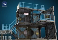 FreshRetro 1/18 1/24 SIB03 Scene In Box Fortifications-A Model Kit -Toy Store 5095c863b2