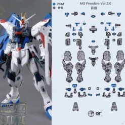 Point Factory Studio Metal Parts For Bandai MG ZGMF-X10A Freedom Gundam Ver. 2.0 -Toy Store 543897c9ac