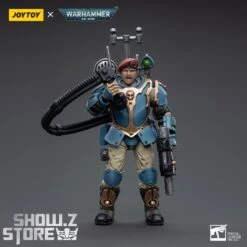 JoyToy Source 1/18 Warhammer 40K Astra Militarum Tempestus Scions Command Squad 55th Kappic Eagles Vox Operator -Toy Store 5475af2645