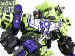 Generation Toy GT-99 Gravity Builder Devastator Metallic Painted Limited Version W/ Upgrade Kit -Toy Store 5611740e54