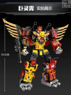 WeiJiang Wei Jiang WJ Complete Set Of 5 Sky Soarer Rampage Oversized Combination Mode POTP Feral Rex Predaking 9 WeiJiang Wei Jiang WJ Complete Set Of 5 Sky Soarer Rampage Oversized Combination Mode POTP Feral Rex Predaking -Toy Store 56378d9559
