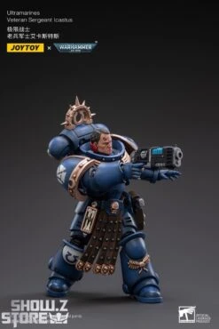 JoyToy Source 1/18 Warhammer 40K Space Ultramarines Veteran Sergeant Icastus -Toy Store 56483ee7f6
