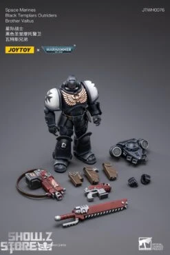 JoyToy Source 1/18 Warhammer 40K Space Marines Black Templars Outriders Brother Valtus 23 JoyToy Source 1/18 Warhammer 40K Space Marines Black Templars Outriders Brother Valtus -Toy Store 575ae84ad4