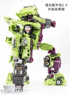 Jinbao Upgrade Kits For Devastator Gravity Builder Green Version -Toy Store 58870efda5
