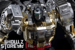 4th Party MP-08 King Grimlock Reximus Prime Oversized Stainless Steel Color Version -Toy Store 58f6f70408