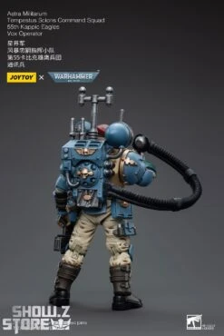 JoyToy Source 1/18 Warhammer 40K Astra Militarum Tempestus Scions Command Squad 55th Kappic Eagles Vox Operator -Toy Store 59719d8570