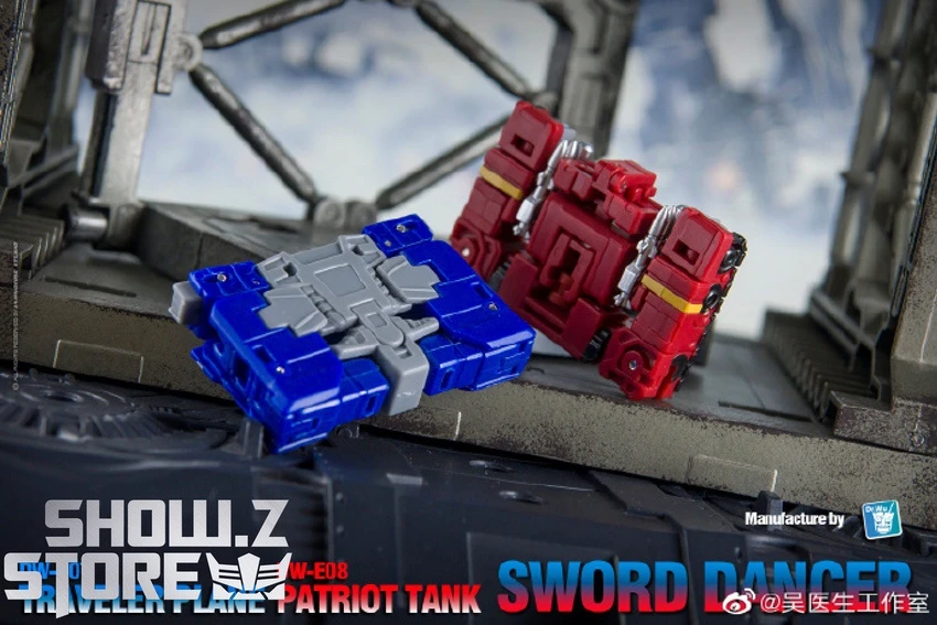 Dr.Wu Sword Dancer Slamdance DW-E07 Traveler Plane Raindance & DW-E08 Patriot Tank Grandslam Set Of 2 Animation Version 4 Dr.Wu Sword Dancer Slamdance DW-E07 Traveler Plane Raindance & DW-E08 Patriot Tank Grandslam Set Of 2 Animation Version - Image 2