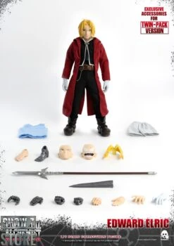ThreeZero Toys 1/6 Fullmetal Alchemist: Brotherhood Edward & Alphonse Elric Twin-Pack -Toy Store 6a3c551e40