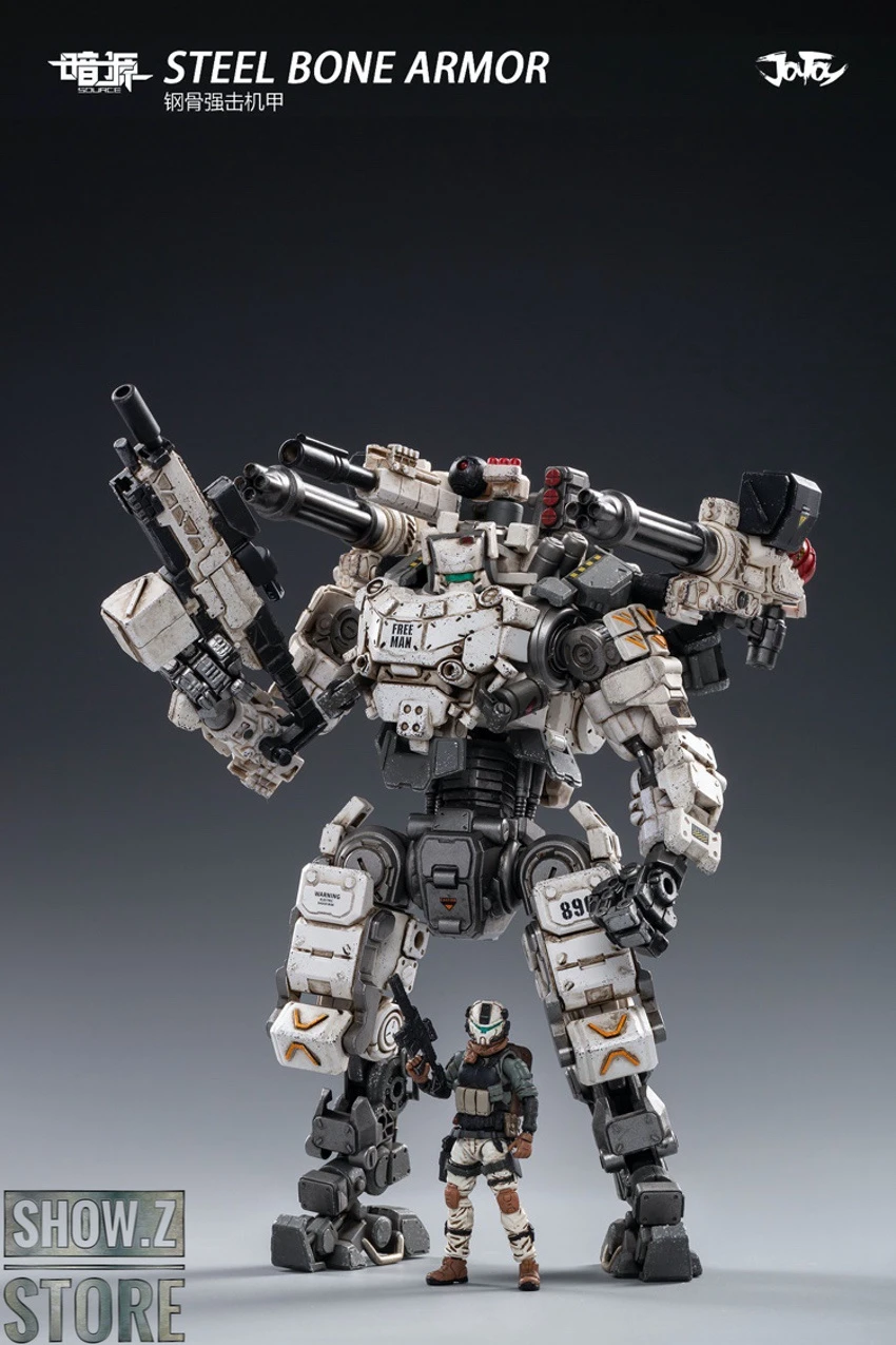JoyToy Source 1/25 Steel Bone Armor White Color W/ 2nd Pilot 8 JoyToy Source 1/25 Steel Bone Armor White Color W/ 2nd Pilot - Image 6